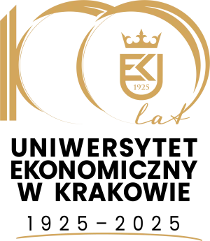 Logotyp stulecia Uniwersytetu Ekonomicznego w Krakowie
